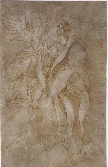 Study for St John the Evangelist and an Angel, El Greco